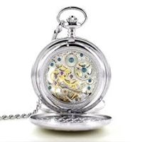 Pocket watch Capital Man Tasca in Steel TC209RIO - TC209RIO